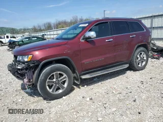 2017 Jeep Grand Cherokee Limited with VIN 1C4RJFBG8HC760608, listed as a Copart auction lot 51223095 with 168,816 mi miles and Salvage title. Bid and sale history available at DreamBid. Image 1.
