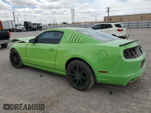 2014 Ford Mustang V6 with VIN 1ZVBP8AM5E5267551, listed as a Copart auction lot 56055935 with 153,842 mi miles and Salvage title. Bid and sale history available at DreamBid. Image 2.