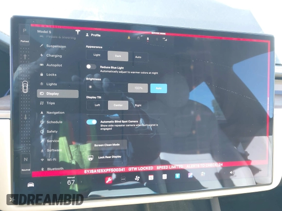 2023 Tesla Model S with VIN 5YJSA1E5XPF500341, listed as a IAAI auction lot 40756406 with 11,583 mi miles and . Bid and sale history available at DreamBid. Image 19.