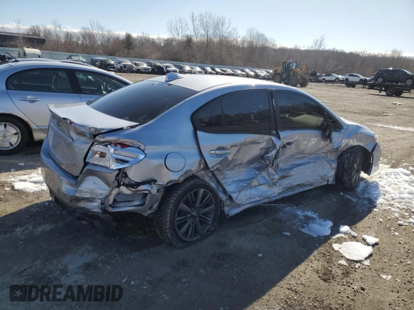 2020 Subaru WRX with VIN JF1VA1A6XL9827411, listed as a Copart auction lot 45719515 with 21,183 mi miles and Salvage Title. Bid and sale history available at DreamBid. Image 3.