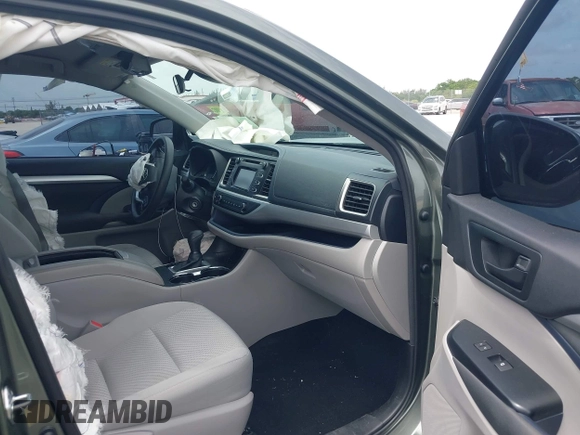 2017 Toyota Highlander LE with VIN 5TDZZRFH4HS230793, listed as a IAAI auction lot 42651539 with 27,183 mi miles and . Bid and sale history available at DreamBid. Image 5.