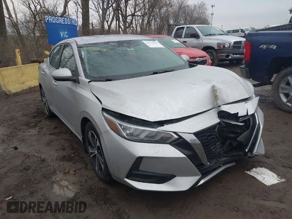2021 Nissan Sentra SV with VIN 3N1AB8CV5MY310843, listed as a IAAI auction lot 41520030 with 64,036 mi miles and . Bid and sale history available at DreamBid. Image 1.