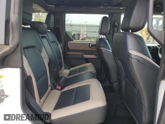 2022 Ford Bronco with VIN 1FMEE5DP4NLB67541, listed as a Copart auction lot 58427485 with 67,774 mi miles and Salvage title. Bid and sale history available at DreamBid. Image 10.