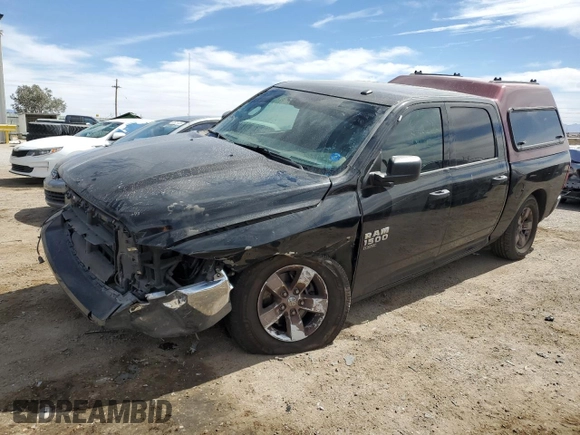 2020 Ram 1500 Classic Tradesman with VIN 3C6RR6KT3LG134192, listed as a Copart auction lot 47568135 with 76,529 mi miles and Salvage Title. Bid and sale history available at carsss.com. Image 1.