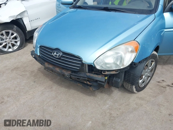 2010 Hyundai Accent GLS with VIN KMHCN4AC4AU427993, listed as a IAAI auction lot 42006357 with 208,298 mi miles. Bid and sale history available at carsss.com. Image 6.