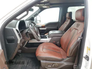 2020 Ford F-350 XL with VIN 1FT8W3BT1LED32482, listed as a Copart auction lot 43860854 with 81,153 mi miles and Salvage title. Bid and sale history available at DreamBid. Image 7.