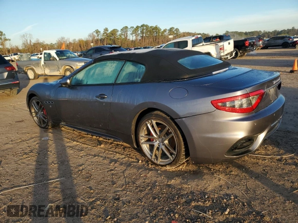 2019 Maserati GranTurismo Sport with VIN ZAM45VMAXK0345294, listed as a Copart auction lot 87827585 with Not provided miles and Non repairable. Bid and sale history available at DreamBid. Image 2.