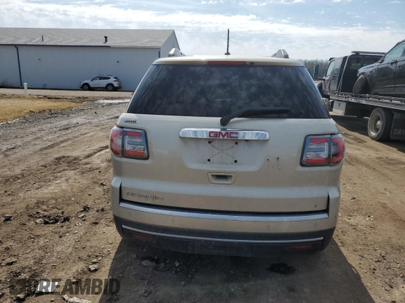 2014 GMC Acadia SLT with VIN 1GKKRRKD4EJ141730, listed as a Copart auction lot 48415335 with 155,138 mi miles and Salvage Title. Bid and sale history available at carsss.com. Image 6.