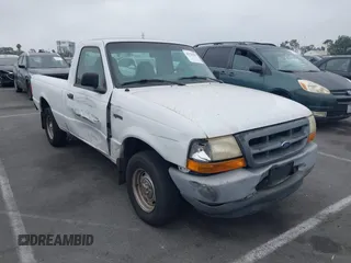 1999 Ford Ranger XL with VIN 1FTYR10C6XUB10160, listed as a IAAI auction lot 42725167 with 132,753 mi miles and . Bid and sale history available at DreamBid. Image 1.