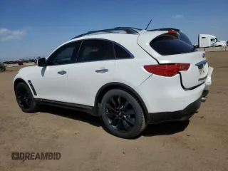 2013 Infiniti FX with VIN JN8CS1MW5DM173270, listed as a Copart auction lot 52174825 with 143,081 mi miles and Salvage Title. Bid and sale history available at carsss.com. Image 2.