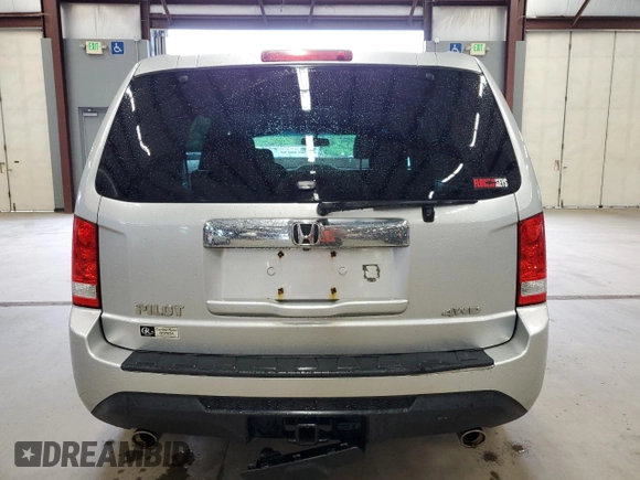 2012 Honda Pilot EX-L with VIN 5FNYF4H58CB016008, listed as a Copart auction lot 59795735 with Not provided miles and Salvage title. Bid and sale history available at DreamBid. Image 6.
