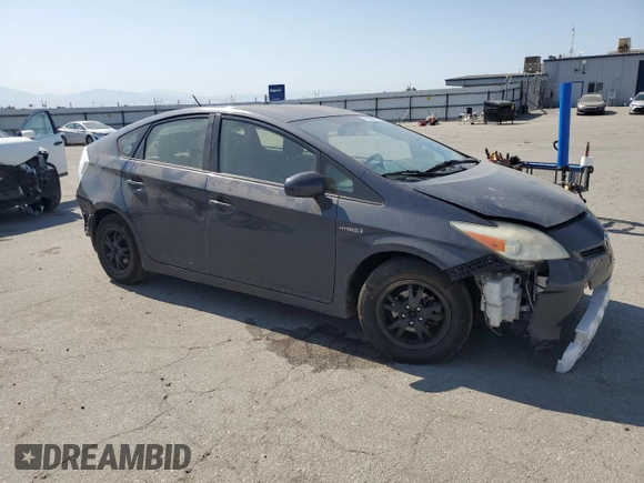 2013 Toyota Prius One with VIN JTDKN3DU4D5587143, listed as a Copart auction lot 60160945 with 168,930 mi miles and Salvage title. Bid and sale history available at DreamBid. Image 4.