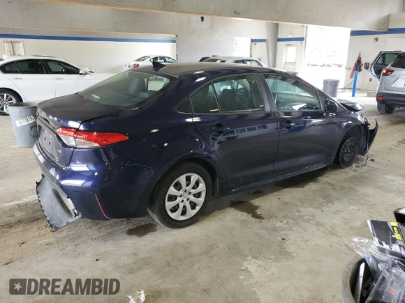 2024 Toyota Corolla LE with VIN 5YFB4MDE8RP097669, listed as a Copart auction lot 61068005 with 17,637 mi miles and Clean title. Bid and sale history available at DreamBid. Image 3.