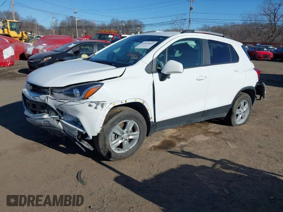 2022 Chevrolet Trax LT with VIN KL7CJPSM1NB548083, listed as a IAAI auction lot 41453666 with 78,721 mi miles. Bid and sale history available at carsss.com. Image 17.