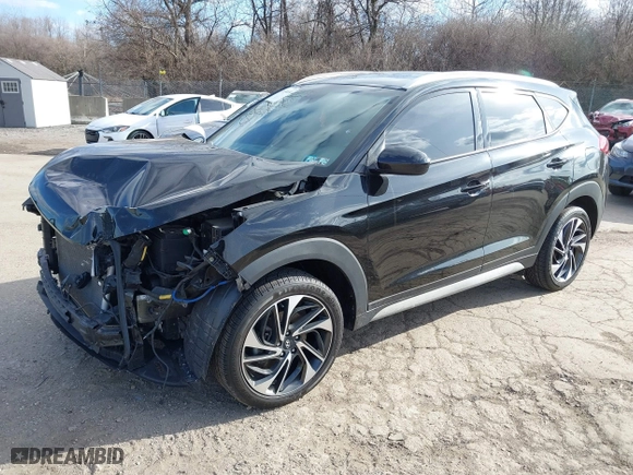2021 Hyundai Tucson Sport with VIN KM8J3CAL6MU411855, listed as a IAAI auction lot 41694634 with 67,779 mi miles. Bid and sale history available at carsss.com. Image 18.
