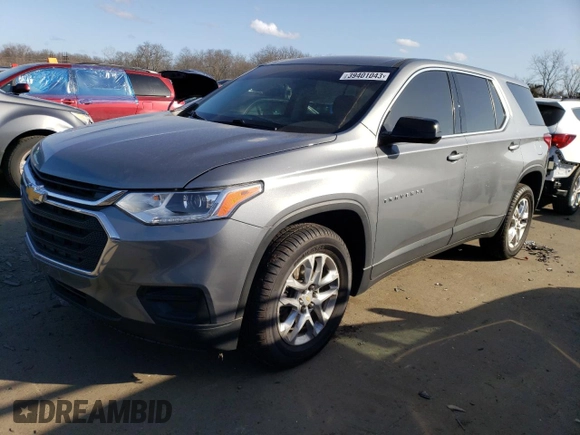 2019 Chevrolet Traverse LS with VIN 1GNEVFKW6KJ181282, listed as a Copart auction lot 39401043 with 75,416 mi miles. Bid and sale history available at carsss.com. Image 1.