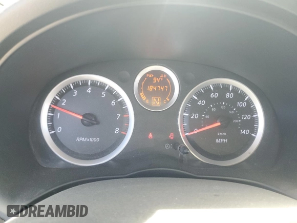 2012 Nissan Sentra 2.0 with VIN 3N1AB6AP7CL779436, listed as a Copart auction lot 57861405 with 184,747 mi miles and Salvage title. Bid and sale history available at DreamBid. Image 9.