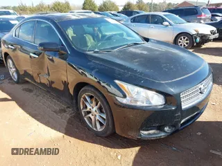 2011 Nissan Maxima SV with VIN 1N4AA5AP0BC861485, listed as a IAAI auction lot 41844374 with 201,488 mi miles and . Bid and sale history available at DreamBid. Image 1.
