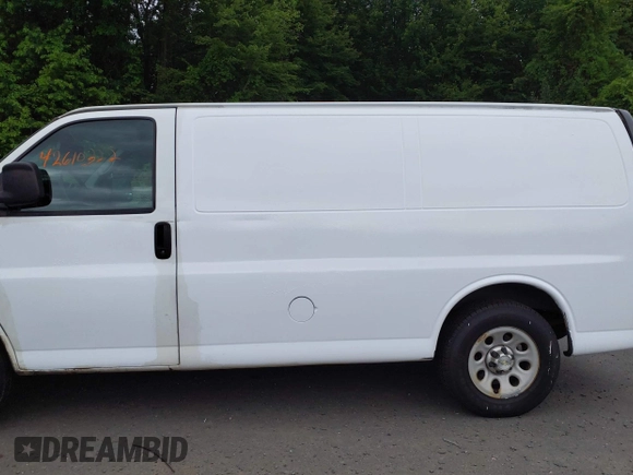 2013 Chevrolet Express Cargo with VIN 1GCSGAFX7D1162349, listed as a IAAI auction lot 42610322 with 260,320 mi miles and . Bid and sale history available at DreamBid. Image 15.