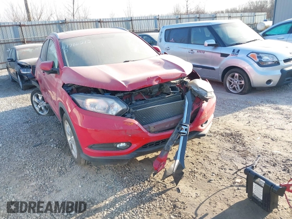 2016 Honda HR-V EX-L w/Navi with VIN 3CZRU6H73GM730163, listed as a IAAI auction lot 41716262 with 44,962 mi miles. Bid and sale history available at carsss.com. Image 6.