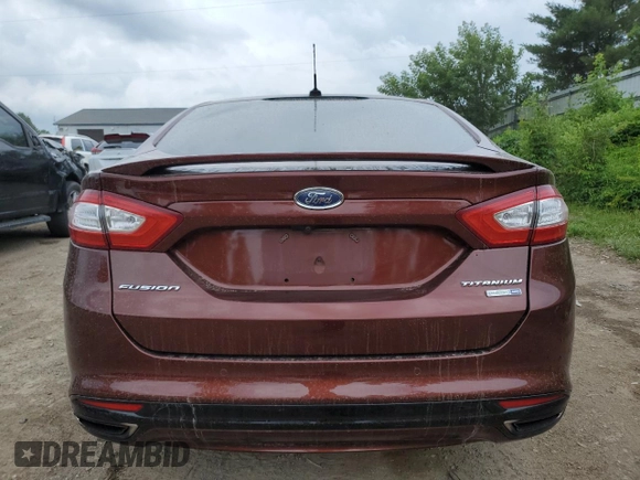 2016 Ford Fusion Titanium with VIN 3FA6P0D95GR141645, listed as a Copart auction lot 62582215 with 216,674 mi miles and Clean title. Bid and sale history available at DreamBid. Image 6.