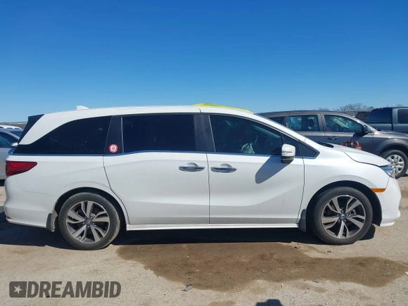 2023 Honda Odyssey Touring with VIN 5FNRL6H88PB003865, listed as a IAAI auction lot 41715384 with 40,765 mi miles and . Bid and sale history available at DreamBid. Image 13.