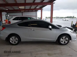 2013 Honda Civic Cpe LX with VIN 2HGFG3B54DH518888, listed as a IAAI auction lot 41943970 with 92,750 mi miles. Bid and sale history available at carsss.com. Image 13.