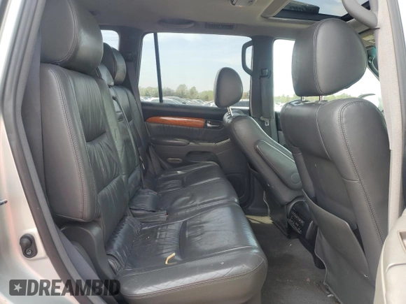 2005 Lexus GX 470 with VIN JTJBT20XX50090318, listed as a Copart auction lot 53033035 with 191,528 mi miles and Salvage Title. Bid and sale history available at DreamBid. Image 11.