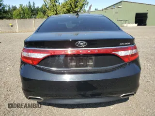 2017 Hyundai Azera with VIN KMHFG4JG2HA588977, listed as a Copart auction lot 61007035 with 76,379 mi miles and Salvage title. Bid and sale history available at DreamBid. Image 6.