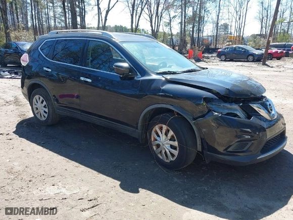 2016 Nissan Rogue SV with VIN JN8AT2MT6GW012855, listed as a IAAI auction lot 41866507 with 95,228 mi miles. Bid and sale history available at carsss.com. Image 1.