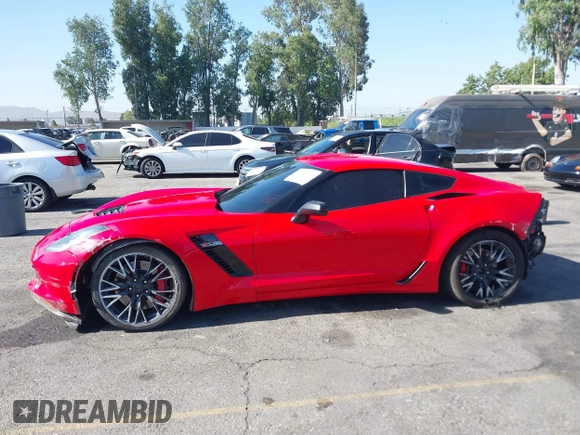 2016 Chevrolet Corvette Z06 3LZ with VIN 1G1YU2D62G5609288, listed as a IAAI auction lot 42498445 with 55,696 mi miles and . Bid and sale history available at DreamBid. Image 15.