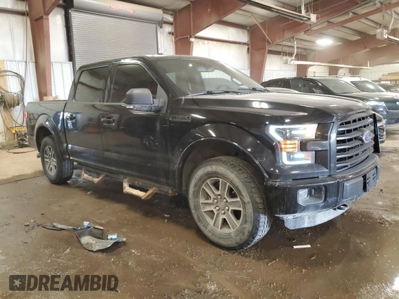 2016 Ford F-150 XLT with VIN 1FTEW1EP7GFC08626, listed as a Copart auction lot 48559925 with 125,121 mi miles and Clean title. Bid and sale history available at DreamBid. Image 4.