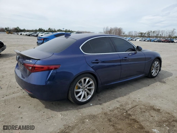 2018 Alfa Romeo Giulia with VIN ZARFAEDN7J7590223, listed as a Copart auction lot 49301005 with 113,535 mi miles and Salvage Title. Bid and sale history available at carsss.com. Image 3.
