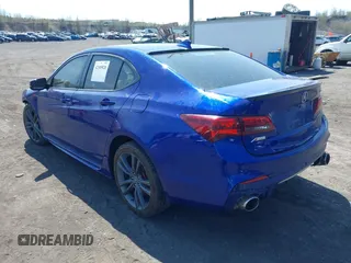 2018 Acura TLX w/A-SPEC Pkg with VIN 19UUB3F65JA006107, listed as a IAAI auction lot 42105820 with 129,268 mi miles and . Bid and sale history available at carsss.com. Image 3.