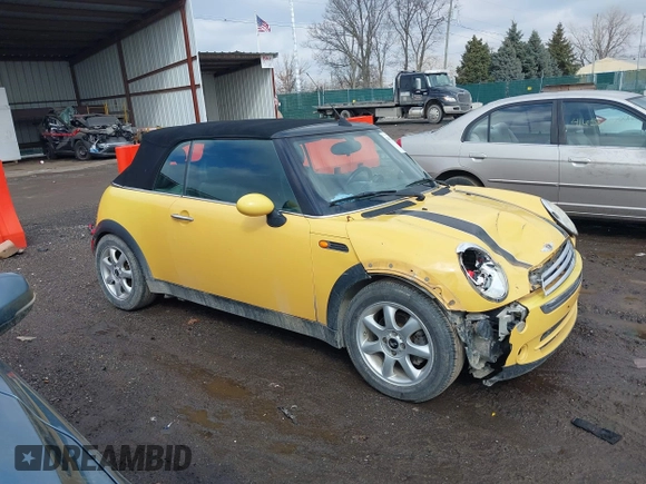 2007 MINI Convertible with VIN WMWRF33507TG16661, listed as a IAAI auction lot 41674275 with 133,838 mi miles and . Bid and sale history available at DreamBid. Image 13.
