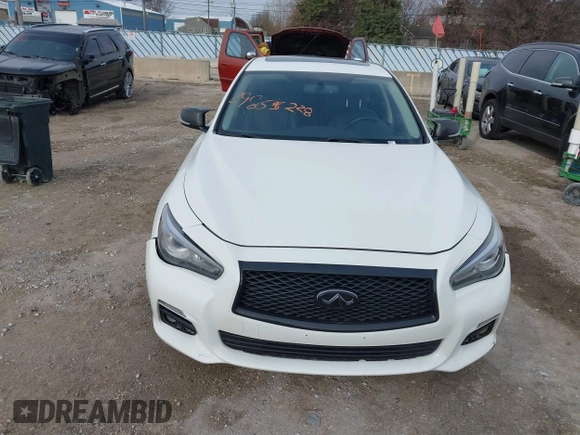 2017 Infiniti Q50 Premium with VIN JN1EV7AR1HM841541, listed as a IAAI auction lot 41876174 with 64,552 mi miles and . Bid and sale history available at carsss.com. Image 12.