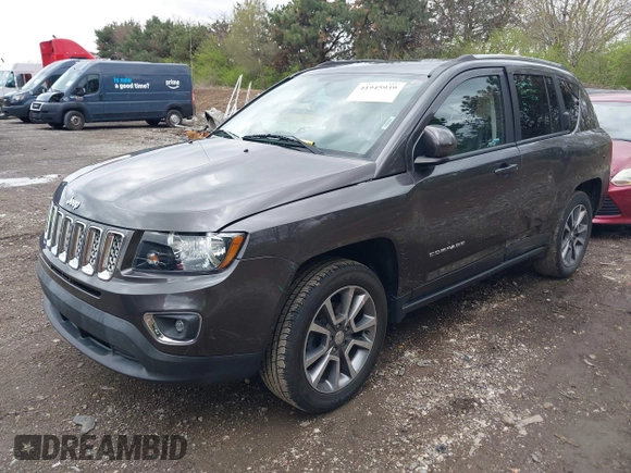 2017 Jeep Compass High Altitude with VIN 1C4NJDEB1HD139854, listed as a IAAI auction lot 41945939 with 79,229 mi miles. Bid and sale history available at carsss.com. Image 17.