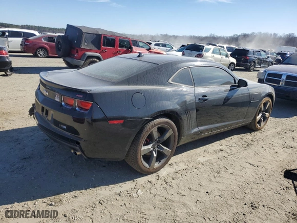 2012 Chevrolet Camaro 1LT with VIN 2G1FB1E39C9207213, listed as a Copart auction lot 46173525 with 186,336 mi miles and Salvage Title. Bid and sale history available at carsss.com. Image 3.