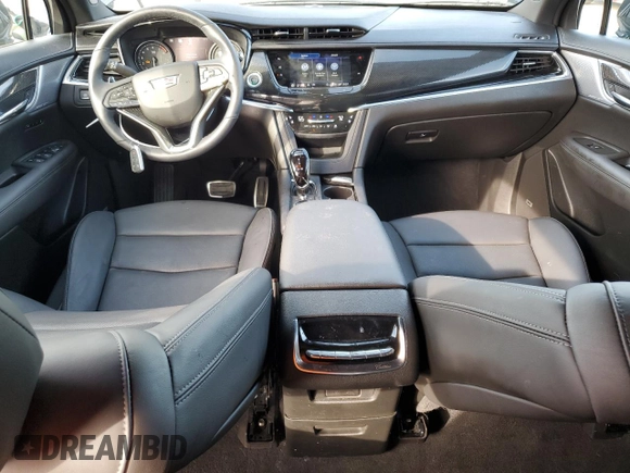 2024 Cadillac XT6 AWD Sport with VIN 1GYKPGRS2RZ753923, listed as a Copart auction lot 42375635 with 9,437 mi miles and Salvage Title. Bid and sale history available at carsss.com. Image 8.