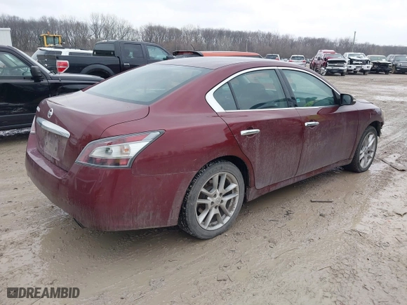 2012 Nissan Maxima 3.5 SV with VIN 1N4AA5AP2CC828781, listed as a IAAI auction lot 41576478 with 151,112 mi miles. Bid and sale history available at carsss.com. Image 4.