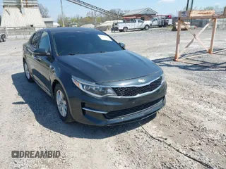 2016 Kia Optima LX with VIN 5XXGT4L36GG019499, listed as a IAAI auction lot 42036517 with 89,375 mi miles. Bid and sale history available at carsss.com. Image 1.