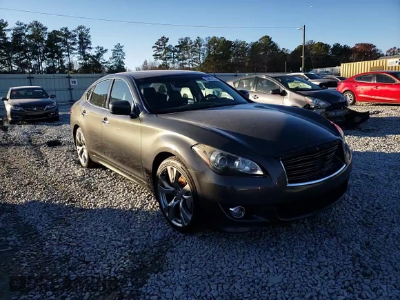 2012 Infiniti M37 with VIN JN1BY1AP8CM332769, listed as a Copart auction lot 83674724 with 416,482 mi miles and Salvage Title. Bid and sale history available at carsss.com. Image 12.
