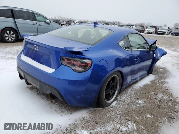 2015 Subaru BRZ Limited with VIN JF1ZCAC19F9602169, listed as a Copart auction lot 41841825 with 15,860 mi miles and Salvage title. Bid and sale history available at DreamBid. Image 3.