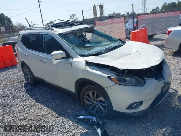 2015 Nissan Rogue SL with VIN 5N1AT2MT1FC755320, listed as a IAAI auction lot 41796523 with 1 mi miles. Bid and sale history available at carsss.com. Image 1.