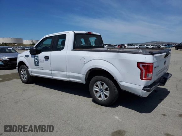 2016 Ford F-150 XL with VIN 1FTEX1C82GKF72100, listed as a Copart auction lot 55204515 with 123,117 mi miles and Salvage title. Bid and sale history available at DreamBid. Image 2.