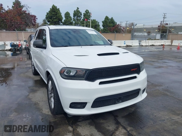 2018 Dodge Durango SRT with VIN 1C4SDJGJ5JC262338, listed as a IAAI auction lot 41106320 with 89,046 mi miles and . Bid and sale history available at DreamBid. Image 1.
