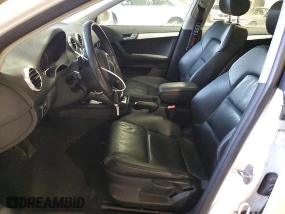2007 Audi A3 with VIN WAUHF78P67A138834, listed as a Copart auction lot 56659325 with 178,496 mi miles and Salvage title. Bid and sale history available at DreamBid. Image 7.