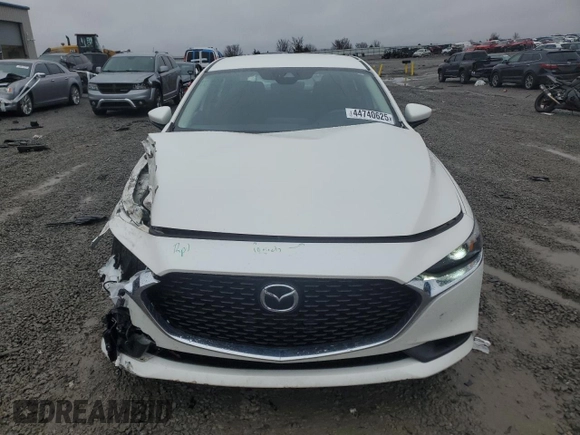 2021 Mazda Mazda3 Sedan 2.5 S with VIN JM1BPAAL3M1332968, listed as a Copart auction lot 44740625 with 46,505 mi miles and Salvage Title. Bid and sale history available at carsss.com. Image 5.