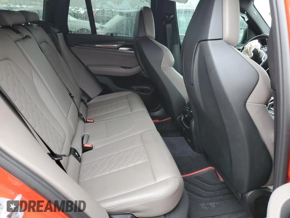 2021 BMW X3 M z VIN 5YMTS0C02M9G31637, wystawiony jako Copart lot #44568295 z przebiegiem Nie podano mil oraz Szkoda całkowita • Salvage title. Historia ofert i sprzedaży dostępna na DreamBid. Obrazek 11.
