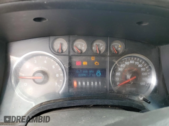 2010 Ford F-150 XL with VIN 1FTEW1C88AFC56624, listed as a Copart auction lot 50648135 with 228,961 mi miles and Salvage Title. Bid and sale history available at carsss.com. Image 9.